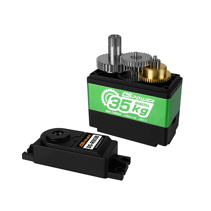 Сервопривод DSpower (#DS-R003B) Metal Gear 7.4V 35kg 180° Degree Brushless
