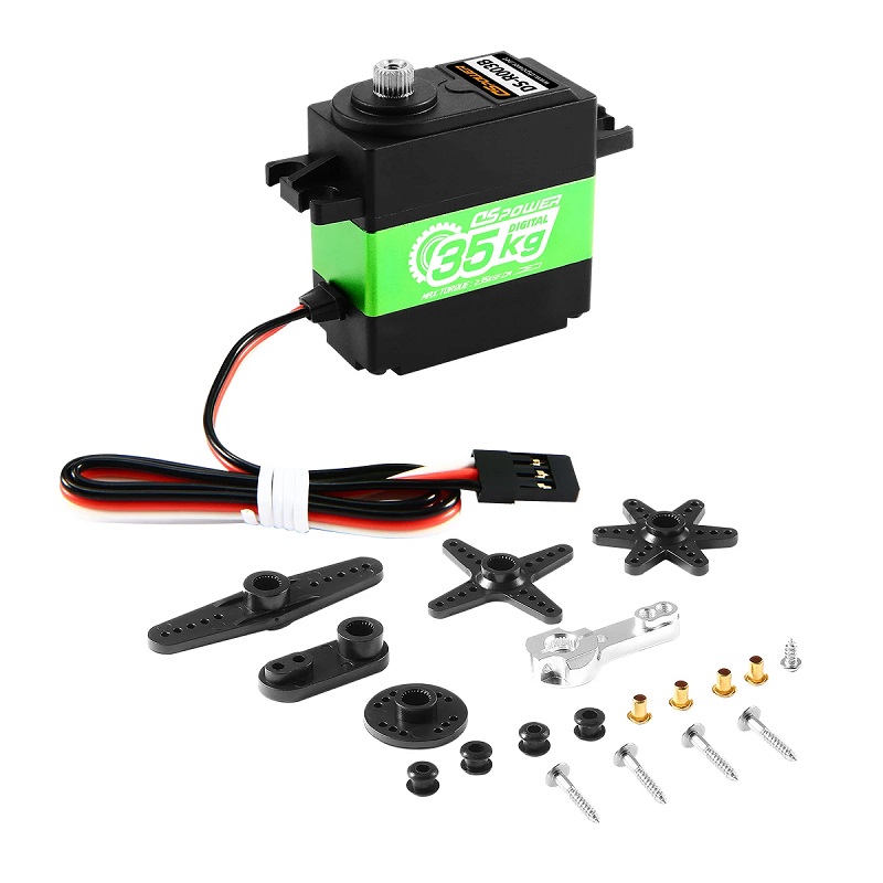 Сервопривод DSpower (#DS-R003B) Metal Gear 7.4V 35kg 180° Degree Brushless