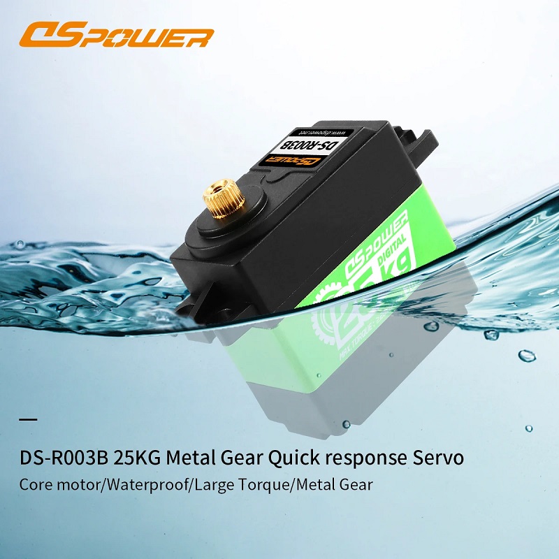 Сервопривод DSpower (#DS-R003B) Metal Gear 7.4V 35kg 180° Degree Brushless