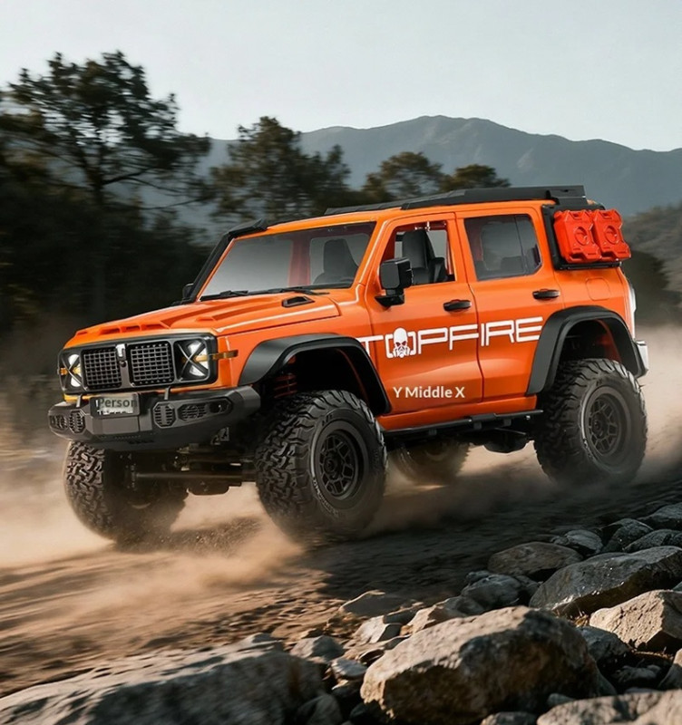 Радиоуправляемый внедорожник MN Hobby (#SG-MN-300or) 1/12 2.4G 4WD RC Car TANK300 orange