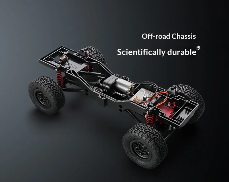Радиоуправляемый внедорожник MN Hobby (#SG-MN-300s) 1/12 2.4G 4WD RC Car TANK300 silver