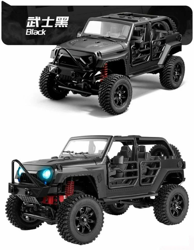 Радиоуправляемый внедорожник MN Hobby (#SG-MN-128B)  Jeep Wrangler Black 4WD RTR масштаб 1/12 2.4G