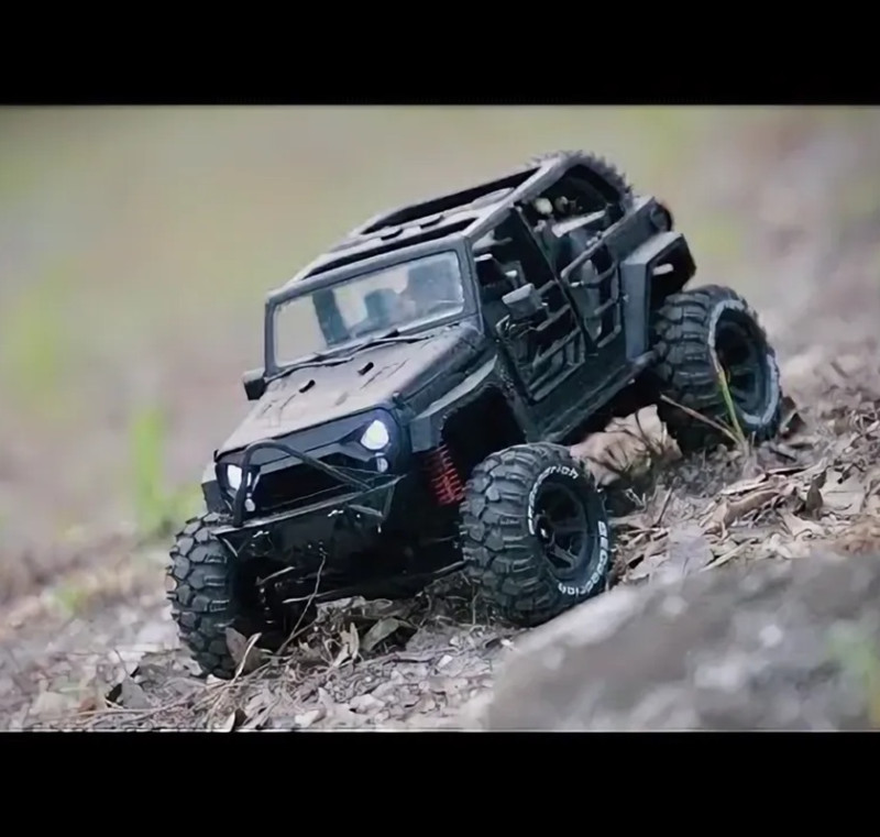 Радиоуправляемый внедорожник MN Hobby (#SG-MN-128B)  Jeep Wrangler Black 4WD RTR масштаб 1/12 2.4G