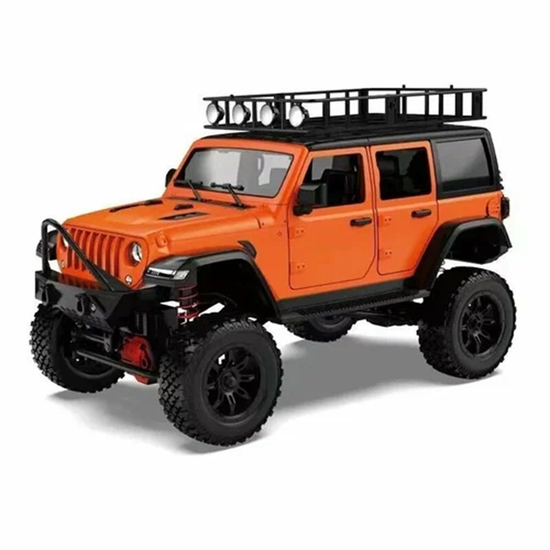 Радиоуправляемый внедорожник MN Hobby (#SG-MN-128OR)  Jeep Wrangler Orange 4WD RTR масштаб 1/12 2.4G