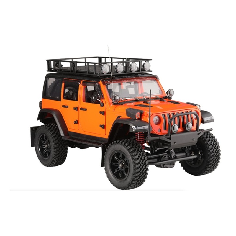 Радиоуправляемый внедорожник MN Hobby (#SG-MN-128OR)  Jeep Wrangler Orange 4WD RTR масштаб 1/12 2.4G