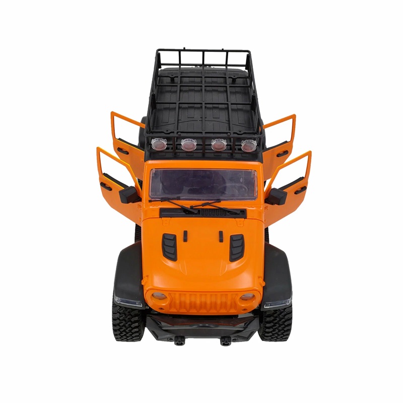 Радиоуправляемый внедорожник MN Hobby (#SG-MN-128OR)  Jeep Wrangler Orange 4WD RTR масштаб 1/12 2.4G