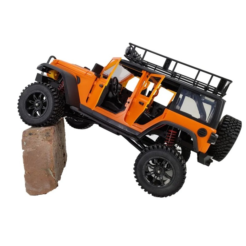 Радиоуправляемый внедорожник MN Hobby (#SG-MN-128OR)  Jeep Wrangler Orange 4WD RTR масштаб 1/12 2.4G