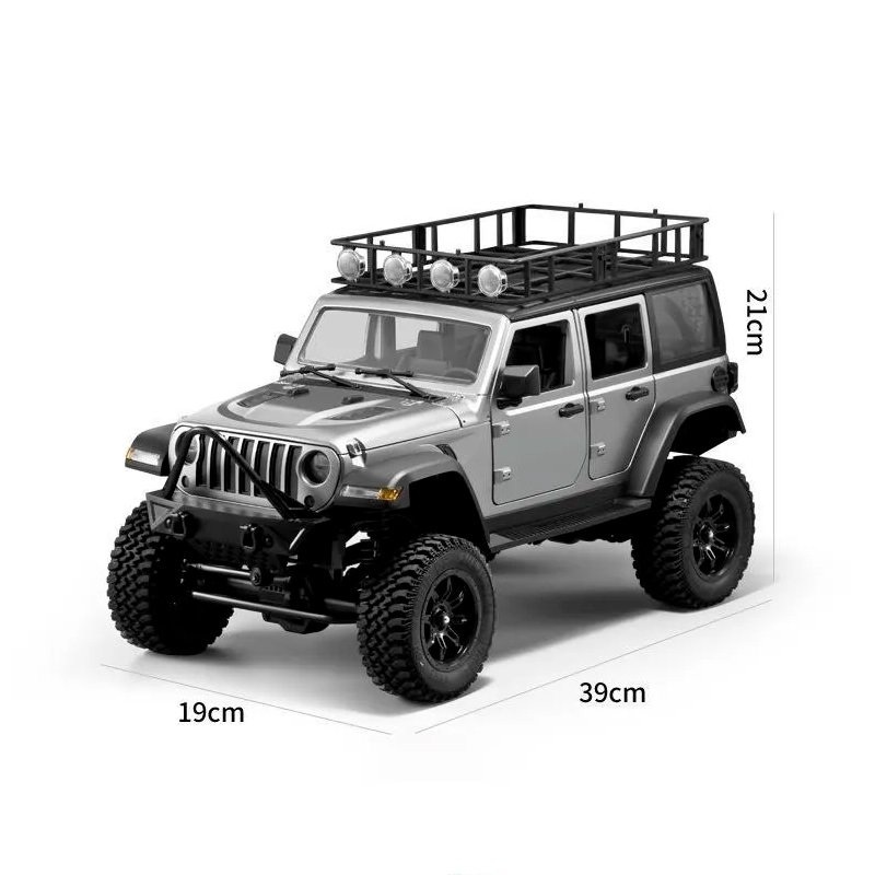 Радиоуправляемый внедорожник MN Hobby (#SG-MN-128S)  Jeep Wrangler Silver 4WD RTR масштаб 1/12 2.4G