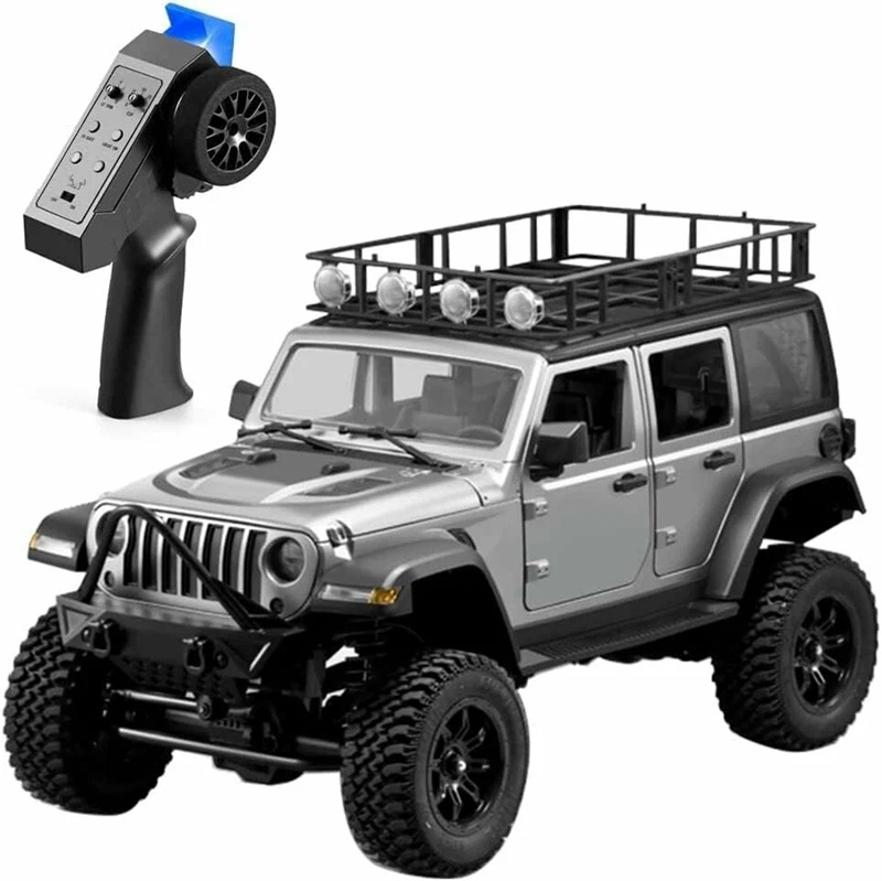 Радиоуправляемый внедорожник MN Hobby (#SG-MN-128S)  Jeep Wrangler Silver 4WD RTR масштаб 1/12 2.4G