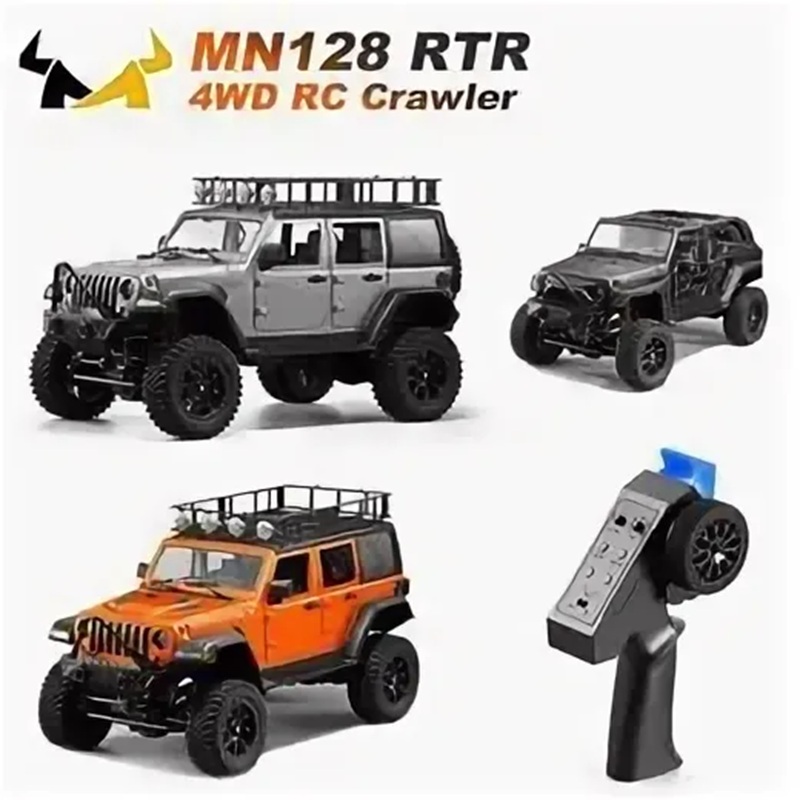 Радиоуправляемый внедорожник MN Hobby (#SG-MN-128S)  Jeep Wrangler Silver 4WD RTR масштаб 1/12 2.4G