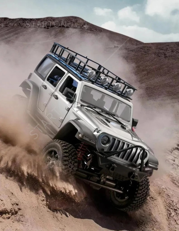 Радиоуправляемый внедорожник MN Hobby (#SG-MN-128S)  Jeep Wrangler Silver 4WD RTR масштаб 1/12 2.4G