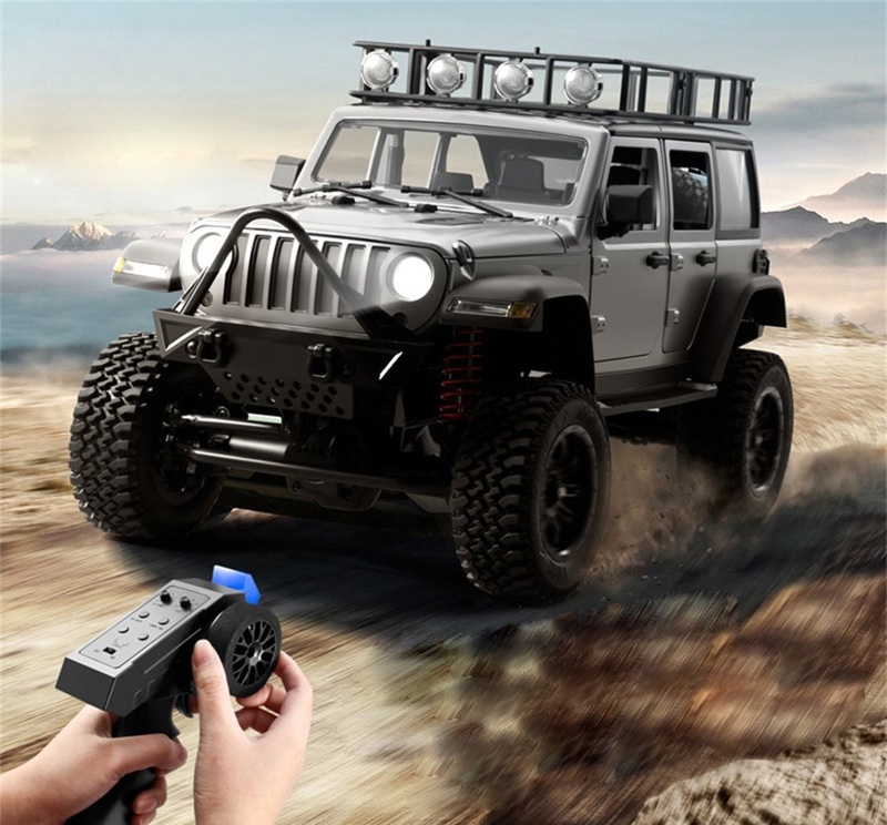 Радиоуправляемый внедорожник MN Hobby (#SG-MN-128S)  Jeep Wrangler Silver 4WD RTR масштаб 1/12 2.4G