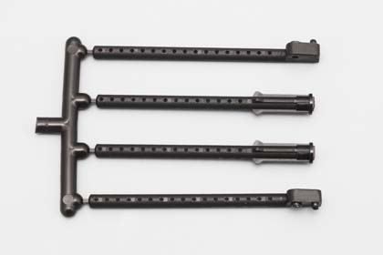 Стойки крепления кузова Yokomo (#zs-016p) Body Mount Post (F/R 2each)