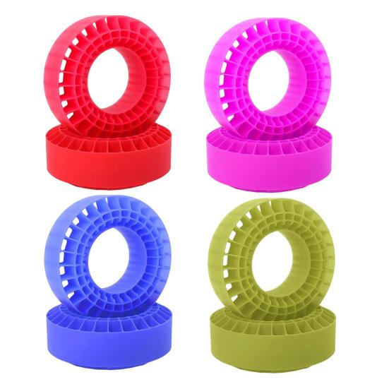 Вставки в шины Off-Road RC Turn (#RTPA29V2BU) Silicone Rubber 1.9″ Crawler Tire Insert 108x43mm: Hard Blue