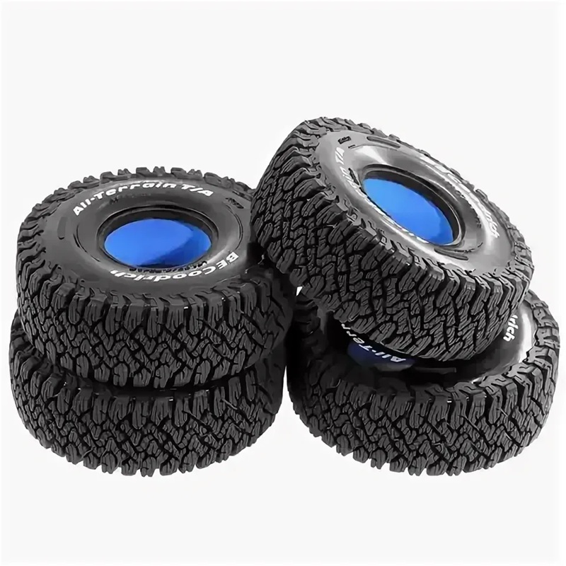 Внедорожные шины RC Turn (#RTCW19J253) RC 4Pcs Masonry Tires 120*44MM Mud All Terrain 1.9" Wheel Tires for 1/10 RC Crawler Car