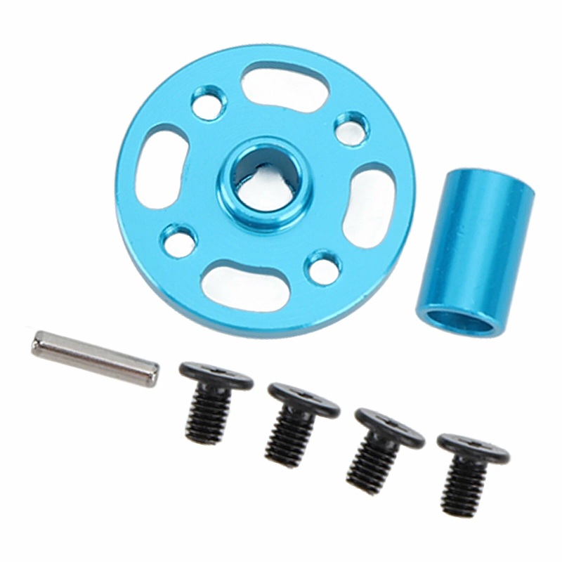 Спур RC Turn (#RCTT02A01)  Aluminum Spur Gear Adaptor / Mount  for Tamiya TT02 / TT-02 / TB-03 RC Car: Blue