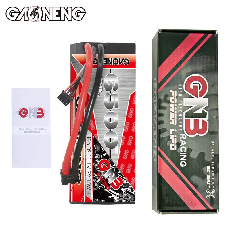 Аккумулятор Li-Po GAONENG (#GNB65003S130WHV) GNB6500mAh 3S 11.1V 130C  RC