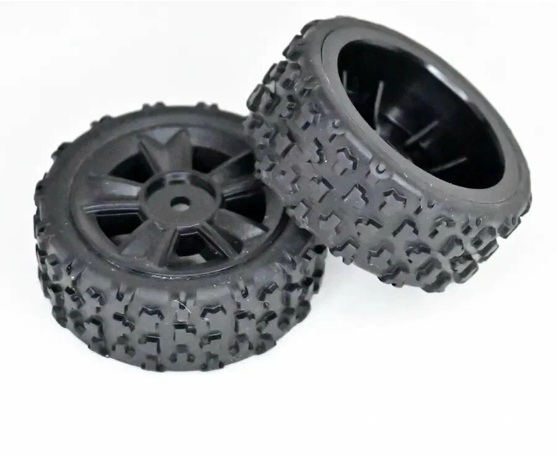 Колеса раллийные MJX (#14300F) MJX R/C Tires 2PCS 1/14