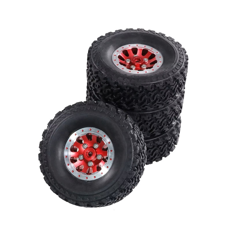 Колеса внедорожные Off-Road RC-Avtomag (#RV-CW121416) Crawler Tires with Plastic Rims for 1/14 RC Crawler 65x20mm 4pcs/set