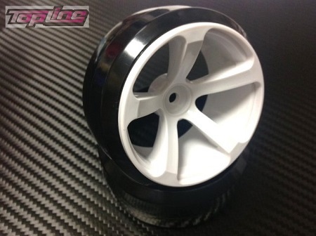 Диски Top Line (#DRS-031WH) 5-Spoke 2-piece Wheels White (1 Pair)