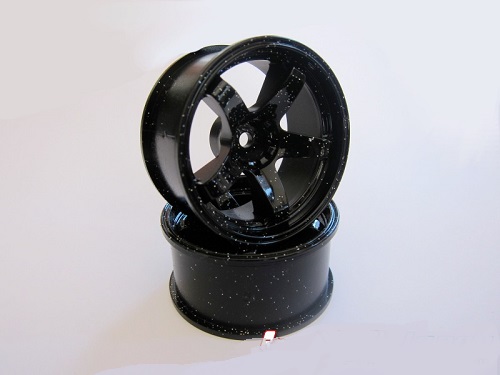 Диски Top Line (#TDW-050LBK) 5-Spoke 2-piece Wheels Black (1 Pair)