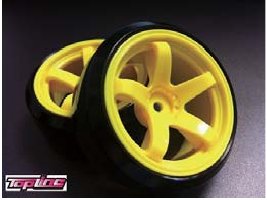 Диски Top Line (#TDW-1050Y) 5-Spoke 2-piece Wheels Yellow (1 Pair)