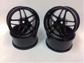 Диски Top Line (#BRW-050BK) 5-Spoke 2-piece Wheels Black (1 Pair)