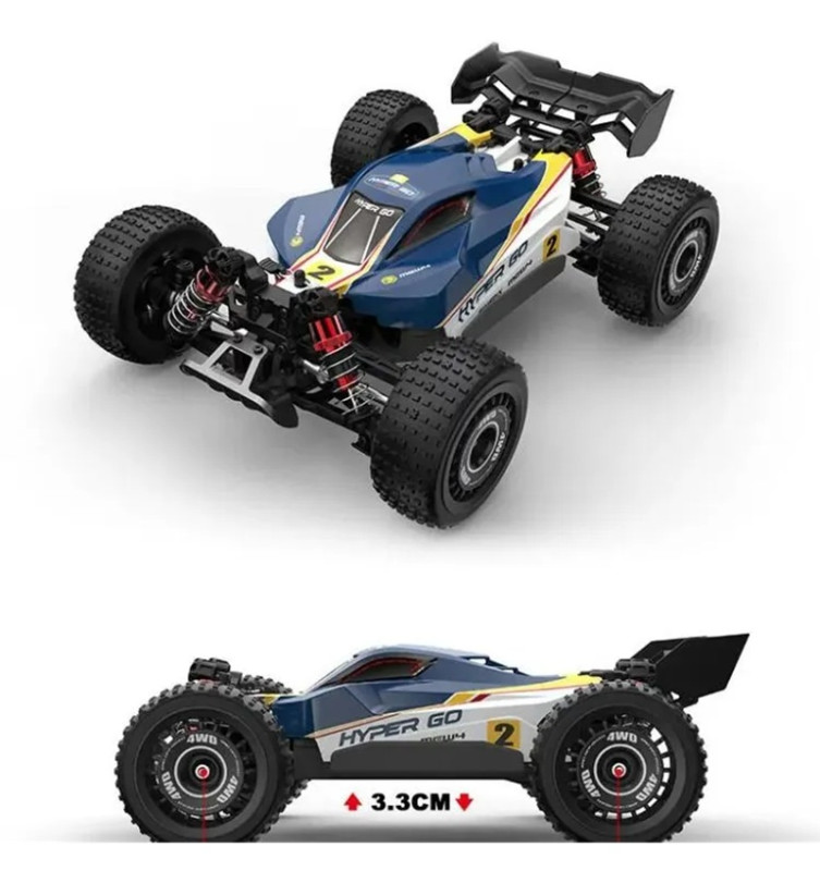 Радиоуправляемая модель багги MJX Hyper Go (#MJX16213)  4WD Brushless 1:16  RTR 2.4GHz
