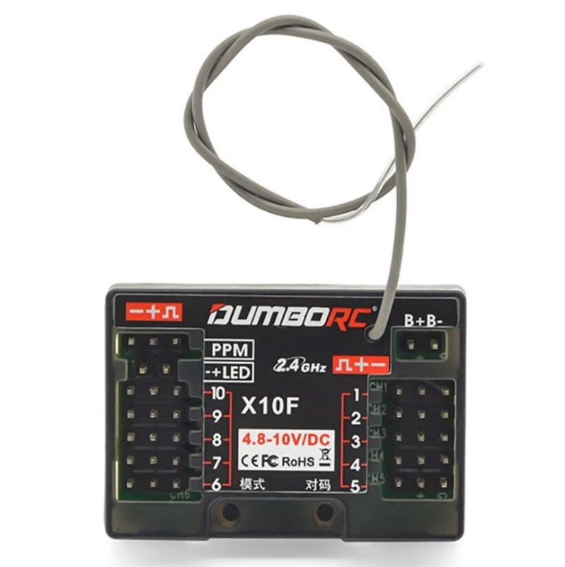Приёмник Dumborc (#X10F)  Gyro Inelde 2.4G
