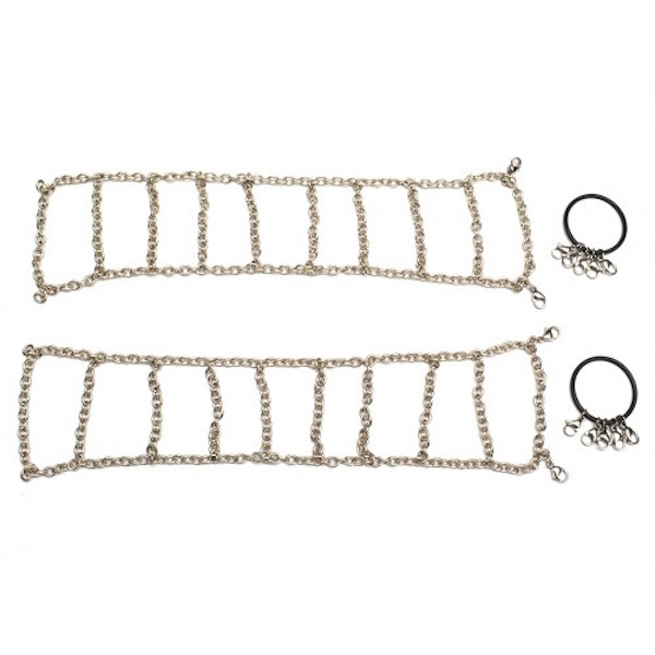 Цепи противоскольжения Team Raffee Co. (#BRQ90260) RC Snow Chain For 128mm Crawler Tire - 1 Pair