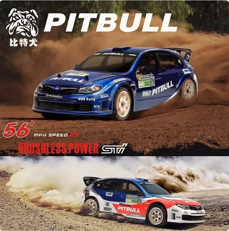 Радиоуправляемая раллийная модель HNR (#H9804SR) Electric Powered On Road HNR RC Cars Pitbull 4WD