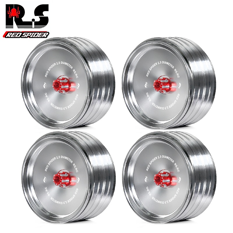 Диски бедлоки RCTurn (#RTCW196SL) Aluminium 1.9" (inch) Beadlock Crawler Wheels 4pcs: Silver