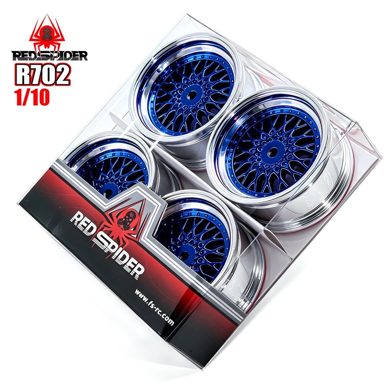 Диски пластиковые Red Spider (#R702BL) для RC-моделей в масштабе 1/10