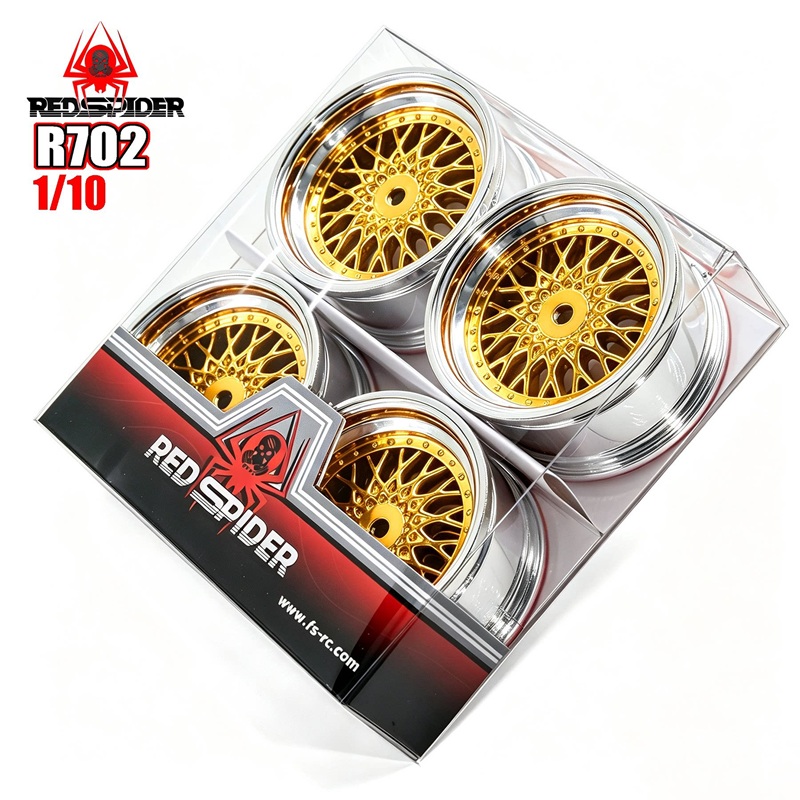 Диски пластиковые Red Spider (#R702GD) для RC-моделей в масштабе 1/10