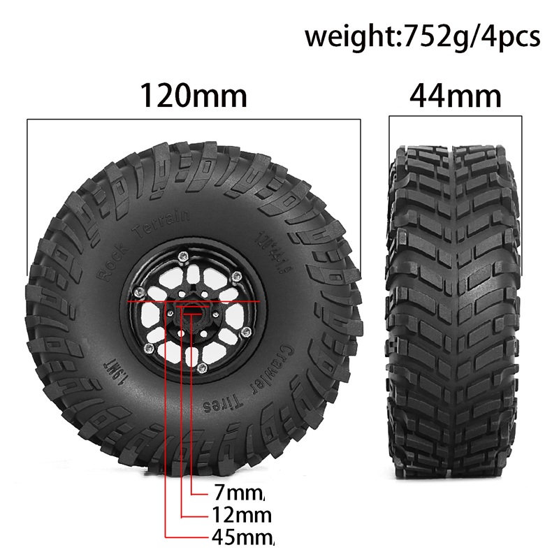 Колёса для краулеров/трофи Red Spider (#R347) колеса в масштабе 1/10 Off-Road