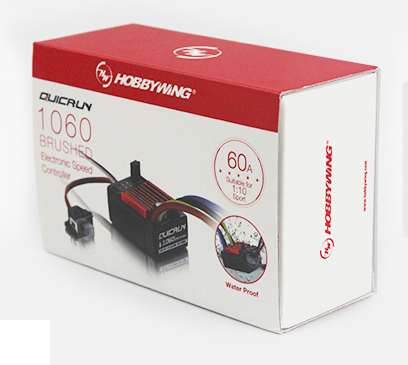 Коллекторный регулятор скорости Hobby Wing QuicRun (#QR1060) WP-1060 ESC 360A