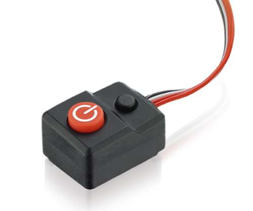Выключатель с сигнальной кнопкой Hobby Wing EZRUN (#MAX10-SCT) Switch on/off
