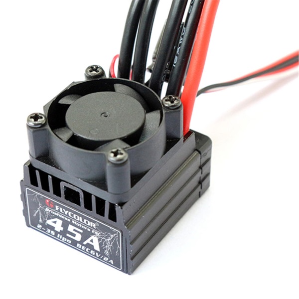 Бесколлекторный регулятор скорости Fly Color (#CW045003) ESC 45A