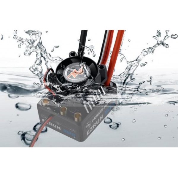 Бесколлекторный регулятор скорости Hobby Wing (#HW-EZRUN-MAX10) Ezrun Brushless Car ESC 60A w/ Reverse