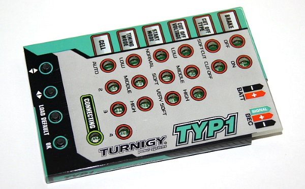 Программатор сервопривода Turnigy (#H4701) TY-P1 25Amp Brushless ESC Programming Card