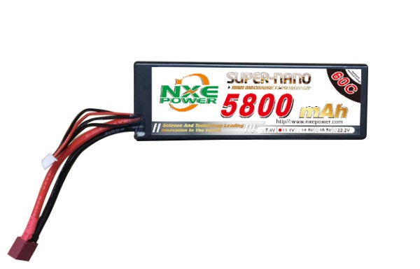Аккумулятор Li-Po NXE (#NXEC5800/60-3S2P) 11.1V 5800mAh 60С