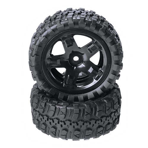 Колеса Remo Hobby (P6971) Tires Assembly 1/16 RC Car Parts For Truggy, Buggy, Short Course