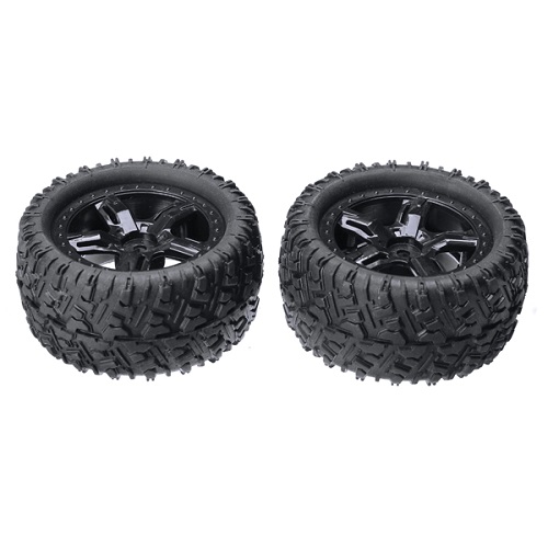 Колеса Remo Hobby (P6973) Rubber Tires Assembly For Desert Buggy Truck