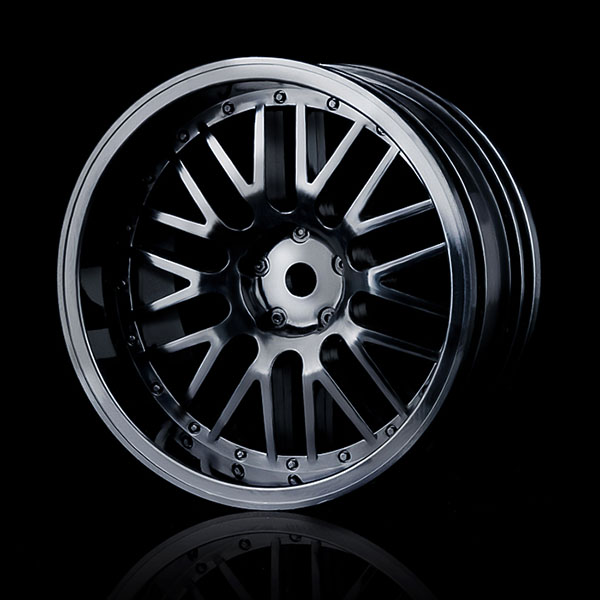 Диски MST (#102026BK) Black 10 Spokes 2 Ribs Wheel (+8) (4P)