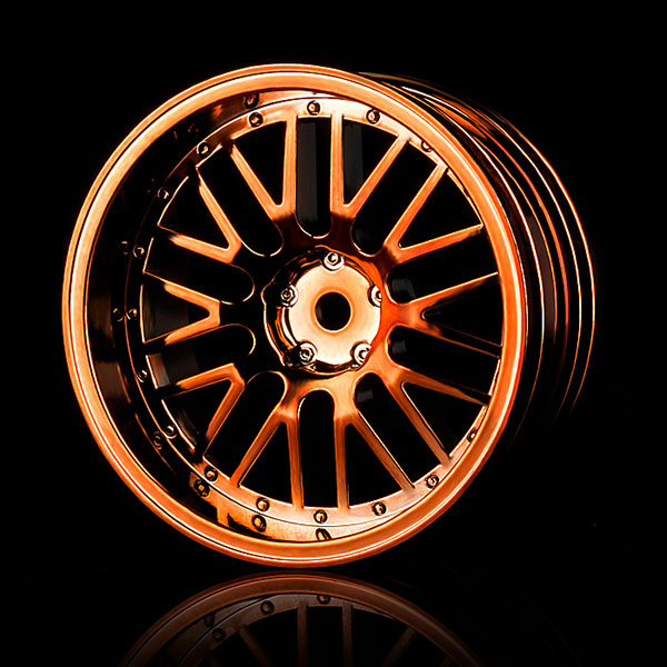 Диски MST (#102026C) Copper 10 Spokes 2 Ribs Wheel (+8) (4P)