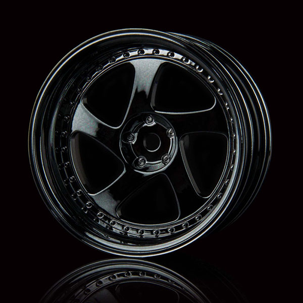 Диски MST (#102045SBK) Silver black TMB wheel (+8) (4)
