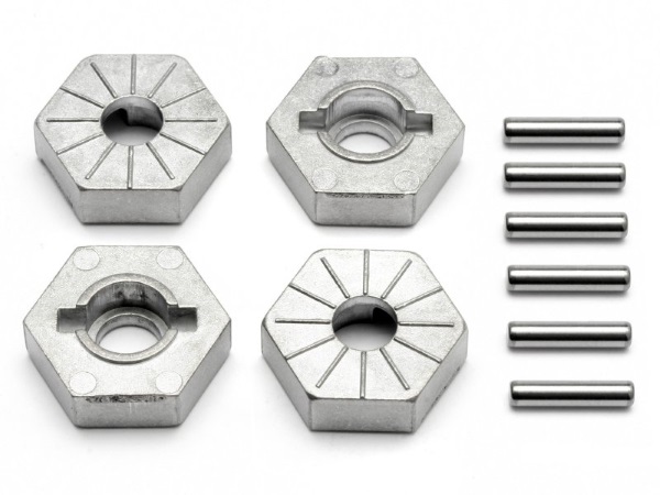 Хексы HPI-Racing (#86804) Racing Hex Wheel Hub 17 mm Silver Savage X