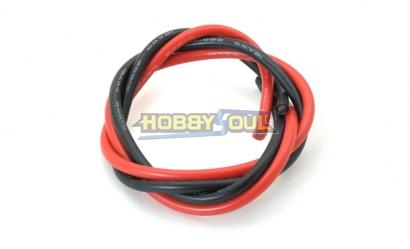 Провод многожильный Hobby Soul (#HS614012) 12AWG 680/0.08 Silicon Cable-50 см (Black&Red)