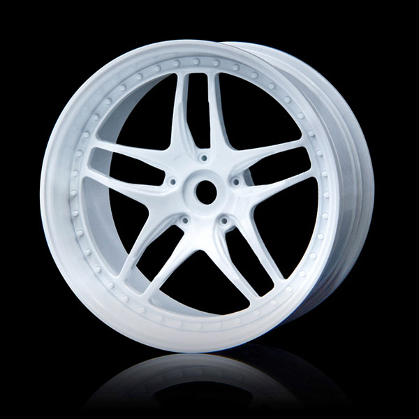Диски MST (#102060W) White FB wheel (+5) (4)