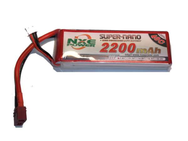 Аккумулятор Li-Po NXE (#NXE2200/40-2S) 7.4V 2200mAh 40С